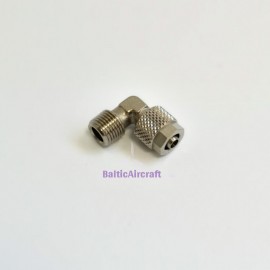 Stabdžių detalė - jungtis, 1/8 - 6 mm, 90°