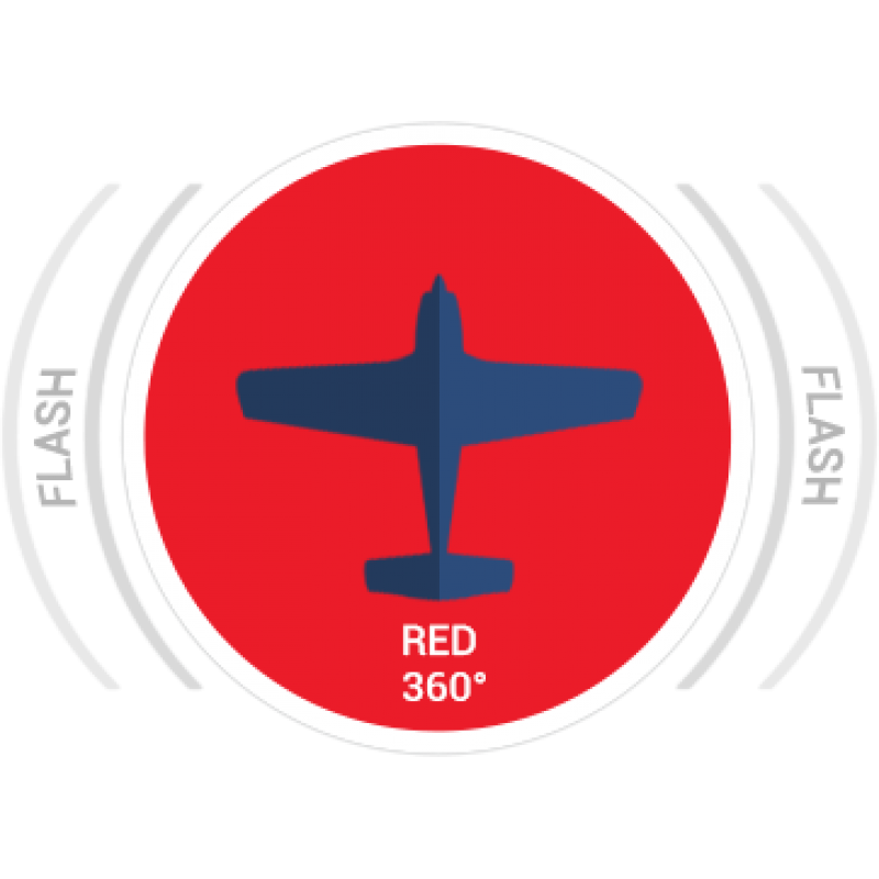 Red Eye AvioLights LED signalinis žibintas (Beacon/Recognition)